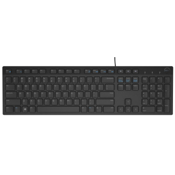Клавiатура Dell Multimedia Keyboard-KB216 Russian (QWERTY) - Black (580-ADGR)
