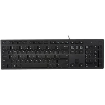 Клавиатура Dell Multimedia Keyboard-KB216 Ukrainian (QWERTY) - Black (580-AHHE)
