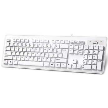 Клавіатура Genius SlimStar 130 USB White Ru (31300726104)