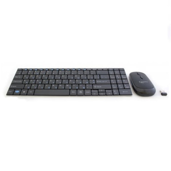 Клавиатура + мышь Gembird KBS-P5-UA, беспроводной комплект , Phoenix, USB, Black (KBS-P5-UA)