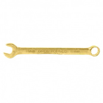 Ключ комбінований 11 мм, жовтий цинк,  СИБРТЕХ (MIRI14977)