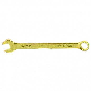 Ключ комбінований 12 мм, жовтий цинк,  СИБРТЕХ (MIRI14978)
