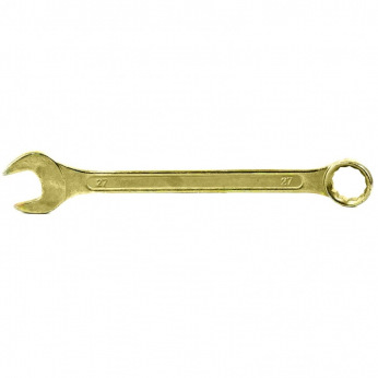 Ключ комбінований 27 мм, жовтий цинк,  СИБРТЕХ (MIRI14987)