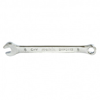 Ключ комбінований 6 мм, CrV,полірований хром,  MTX (MIRI151509)