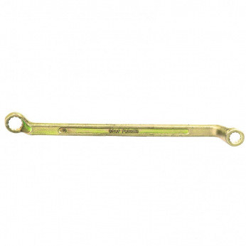 Ключ накидний, 10х11 мм, жовтий цинк,  СИБРТЕХ (MIRI14616)