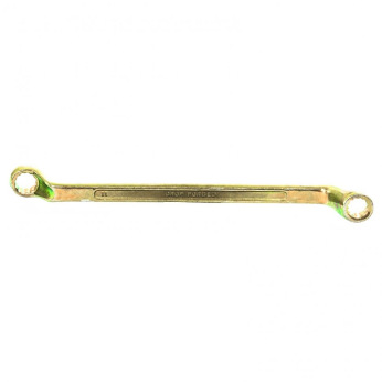 Ключ накидний, 10х13 мм, жовтий цинк,  СИБРТЕХ (MIRI14618)