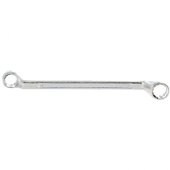 Ключ накидний колінчатий, 17х19 мм, хромований,  SPARTA (MIRI147615)