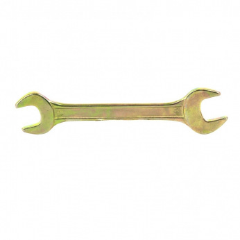 Ключ ріжковий 17 х 19 мм, жовтий цинк,  СИБРТЕХ (MIRI14310)