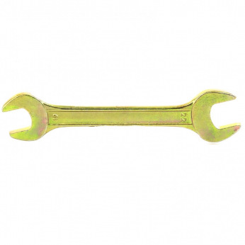 Ключ ріжковий 19 х 22 мм, жовтий цинк,  СИБРТЕХ (MIRI14311)