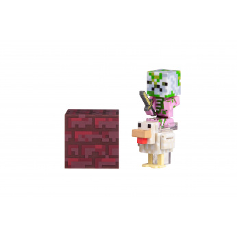 Колекційна фігурка Minecraft Zombie Pigman Jockey серія 4 (19978M)
