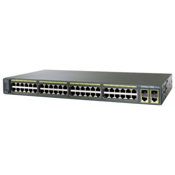 Коммутатор Cisco Catalyst 2960 Plus 48 10/100 + 2 T/SFP LAN Base (WS-C2960+48TC-L)