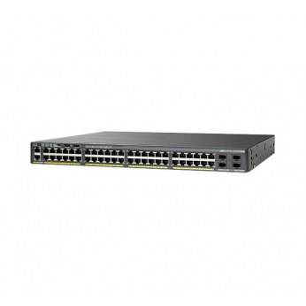 Коммутатор Cisco Catalyst 2960-X 48 GigE PoE 370W, 4 x 1G SFP, LAN Base (WS-C2960X-48LPS-L)