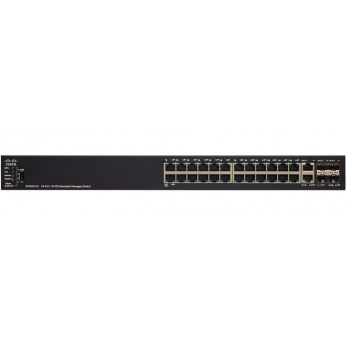 Коммутатор Cisco SF550X-24 24-port 10/100  Stackable Switch (SF550X-24-K9-EU)