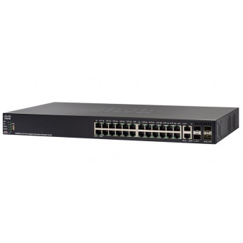 Коммутатор Cisco SF550X-24MP 24-Port 10/100 PoE Stackable Managed Switch (SF550X-24MP-K9-EU)