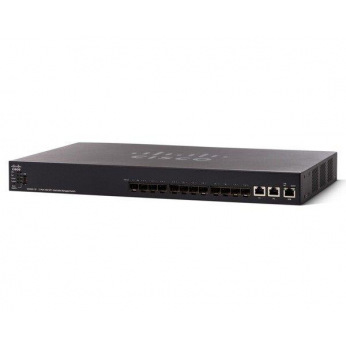 Коммутатор Cisco SX550X-12F 12-Port 10G SFP+ Stackable Managed Switch (SX550X-12F-K9-EU)