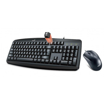 Комплект клавіатура та миша Genius Smart KM-200 Black Ukr (31330003410)