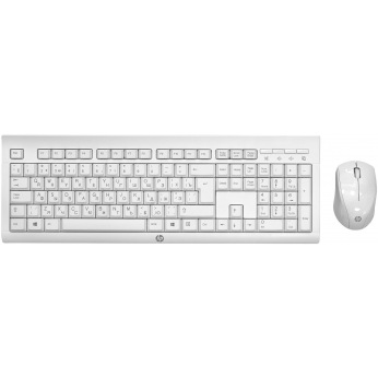 Комплект клавіатура та миша HP C2710 White WL Ru (M7P30AA)