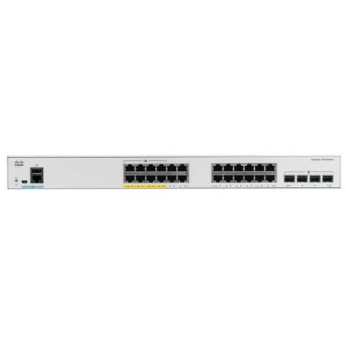 Коммутатор Cisco Catalyst 1000 24port GE, POE, 4x1G SFP (C1000-24P-4G-L)