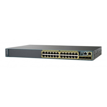 Комутатор Cisco Catalyst 2960-X 24 GigE PoE 370W, 4 x 1G SFP, LAN Base (WS-C2960X-24PS-L)