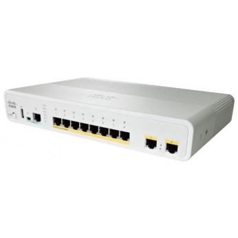 Комутатор Cisco Catalyst 2960C Switch 8 FE PoE 2 x Dual Uplink Lan Base (WS-C2960C-8PC-L)