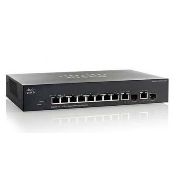 Коммутатор Cisco SB SG350-10MP 10-port Gigabit POE Managed Switch (SG350-10MP-K9-EU)