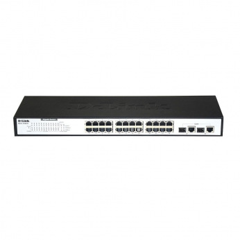 Коммутатор D-Link DES-1026G 24xFE, 2xSFP/GE/Combo, Стоечный, Неуправляемый (DES-1026G)