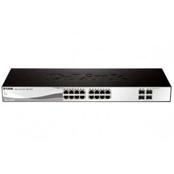 Коммутатор D-Link DGS-1210-20/F 16port 1GE, 4xSFP, WebSmart (DGS-1210-20)