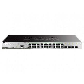 Коммутатор D-Link DGS-1210-28/ME revB (w/rps) 24x1GE, 4xSFP (DGS-1210-28/ME/B)