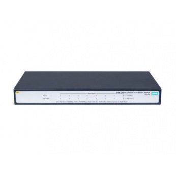 Коммутатор HPE 1420-8G-PoE+ Unmanaged Switch, 8xGE-T, L2, 64W, LT Warranty (JH330A)
