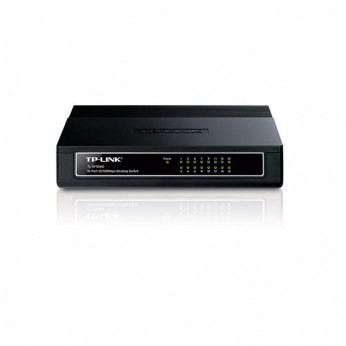 Коммутатор TP-LINK TL-SF1016D 16xFE, Неуправляемый, Настольный (TL-SF1016D)