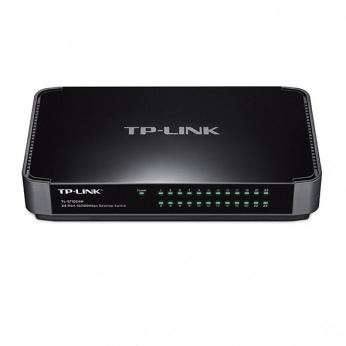 Коммутатор TP-LINK TL-SF1024M 24xFE, Неуправляемый, Настольный (TL-SF1024M)