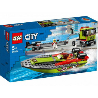 Конструктор LEGO City Перевізник гоночного катера (60254)