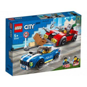 Конструктор LEGO City Поліцейський арешт на автостраді (60242)