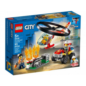 Конструктор LEGO City Пожарный отряд на вертольоте (60248)