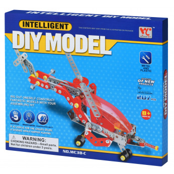 Конструктор металевий Same Toy Inteligent DIY Model Літак 207 ел. WC38CUt (WC38CUt)