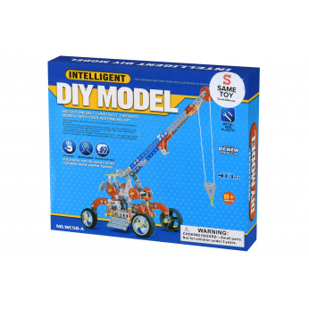 Конструктор металлический Same Toy Inteligent DIY Model Подемный кран 413 ел.  (WC58AUt)