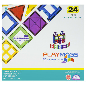 Конструктор Playmags магнитный набор 24 эл. PM162 (PM162)