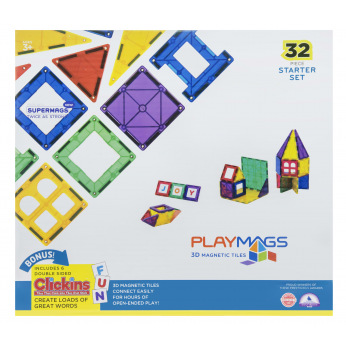 Конструктор Playmags магнитный набор 32 эл. PM165 (PM165)
