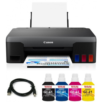 Комплект Принтер Canon Pixma G1420 (без чернил) + USB кабель + Чернила WWM по 100г (KP.CG1420)