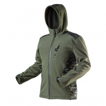 Куртка робоча Neo CAMO, розмір S/48, водонепроникна, дихаюча Softshell (81-553-S)