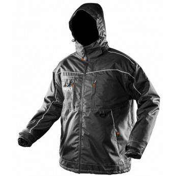 Куртка рабочая Neo Oxford, размер L/52, водостойкая, светоотражающ.элементы, утепленная, капюшон (81-570-L)
