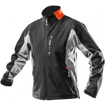 Куртка робоча Neo, pозмір L/52, вітро- та водонепроникна, softshell, сертифікат CE (81-550-L)