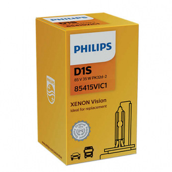 Лампа ксенонова Philips D1S Vision, 4600K, 1шт/картон (85415VIC1)