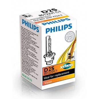 Лампа ксенонова Philips D2S Vision, 4600K, 1шт/картон (85122VIC1)