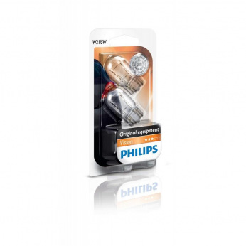 Лампа накаливания Philips W21/5W, Vision 2шт/блистер (12066B2)