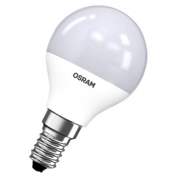 Лампа светодиодная Osram LED STAR E14 6.5-60W 4000K 220V P45 (4058075134263)