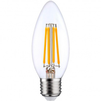 Лампа светодиодная Osram LED STAR E27 5-60W 2700K 220V B35 FILAMENT (4058075212398)