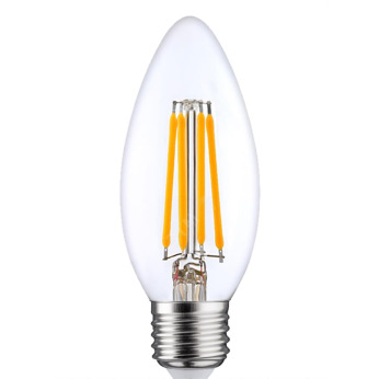 Лампа світлодіодна Osram LED STAR E27 5-60W 4000K 220V B35 FILAMENT (4058075212428)