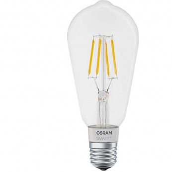 Лампа светодиодная Osram SMART LED Е27 5.5-60W 2700K 220V ST64 FILAMENT Bluetooth (4058075091146)