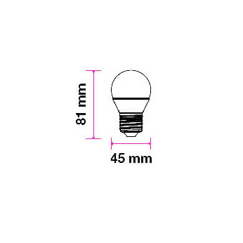 Лампа светодиодная V-TAC, 7W-60W, SKU-866, SAMSUNG CHIP E27 G45 Plastic, 3000K (3800157640114)